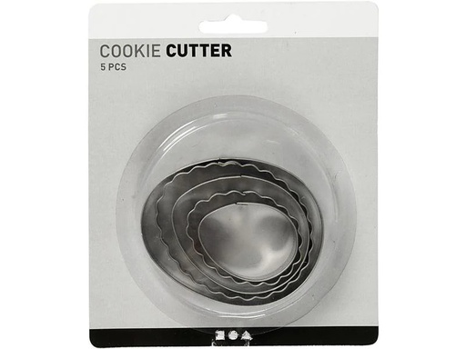 [90208581 1144547] Creativ Company Guetzli-Ausstecher Cookie Cutter 5 Stück