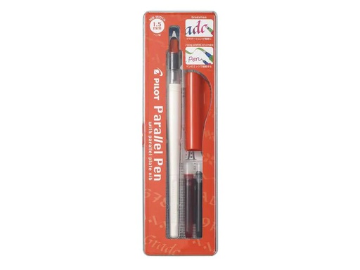 [90208632 1306249] Pilot Füllfederhalter Parallel Pen 1.5 mm, Rot