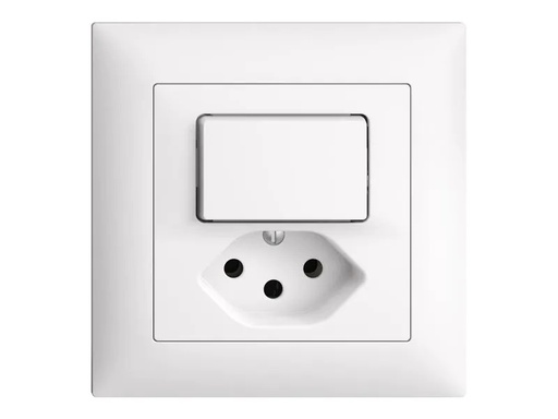 [90208726 1289746] Feller EDIZIOdue Kleinkombi EDIZIOdue, 1xT13-S3, UP, Weiss