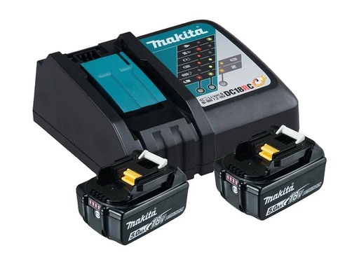 [90208752 1284177] Makita Power Source-Kit 18 V LXT Ladegerät + 2x 18 V 5Ah Akku