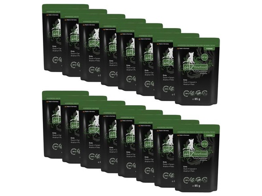 [90209051 1293809] catz finefood Nassfutter Purrrr No.115 Ente, 16 x 85 g