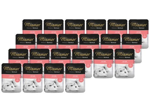 [90209110 1305081] Miamor Nassfutter Ragout Royale Kalb in Gelée, 22 x 100 g