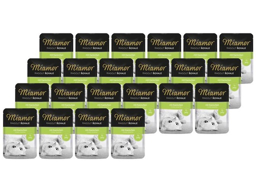 [90209137 1305075] Miamor Nassfutter Ragout Royale Kaninchen in Gelée, 22 x 100 g