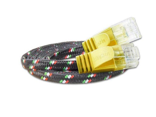 [90032875 355196] SLIM Slimpatchkabel RJ-45 - RJ-45, Cat 6, UTP, 0.5 m, Gelb