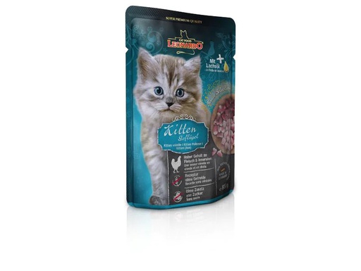 [90209145 1294487] Leonardo Cat Food Nassfutter Kitten Geflügel, 85 g