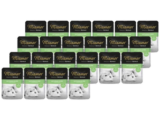 [90209154 1305078] Miamor Nassfutter Ragout Royale Truthahn &amp; Wild Sauce, 22 x 100 g