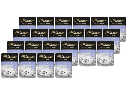 [90209162 1305073] Miamor Nassfutter Ragout Royale Kitten Rind Gelée, 22 x 100 g