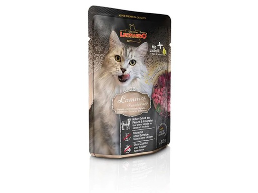 [90209163 1294496] Leonardo Cat Food Nassfutter Lamm &amp; Cranberries, 85 g