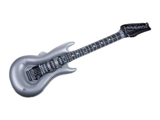 [90209395 1290259] Folat Aufblasbares Accessoire E-Gitarre Silber