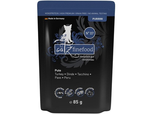 [90209506 1293824] catz finefood Nassfutter Purrrr No.117 Truthahn, 16 x 85 g