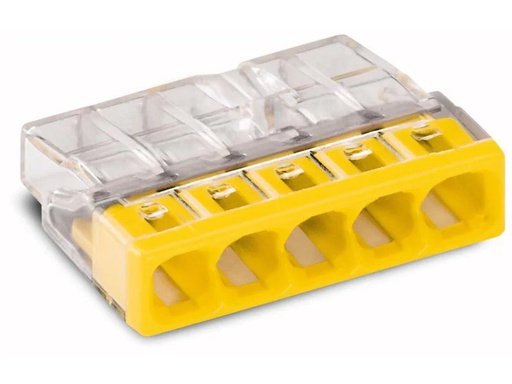 [90033024 414970] WAGO Steckklemme Contact COMPACT  5-fach, 100 Stück