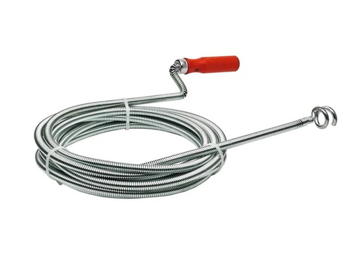 [90209543 1294448] CFH Rohrreinigungsspirale 5 m mit Rückholbohrer 25 mm
