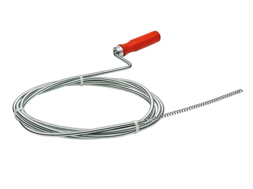 [90209547 1294447] CFH Rohrreinigungsspirale 3 m mit Rückholbohrer 6 mm