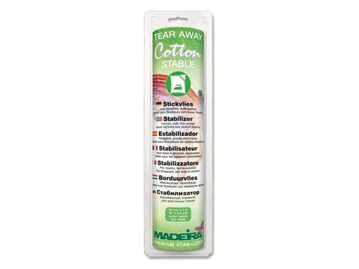 [90033063 629529] Madeira Stickvlies Tear Aways Cotton Stable 1 Stück
