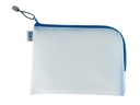 HERMA Etui Mesh Bag 26 x 20 cm, Blau/Weiss