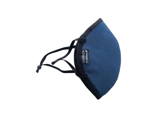 [90209803 1314470] UNREPA Community Stoffmaske LIVIPRO Evolution Gr. L, Blau