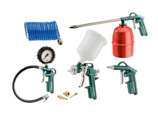 [90033130 1172367] Metabo Druckluft-Set LPZ7, 7-teilig