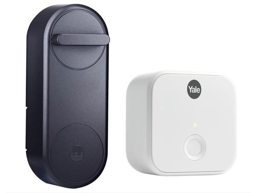 [90209963 1304664] Yale Linus Smart Lock, Schwarz EU, inkl. Bridge