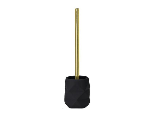 [90033189 838375] Kleine Wolke Toilettenbürste Golden Crackle Gold/Schwarz, Polyresin