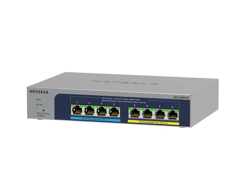 [90210079 1292979] Netgear PoE++ Switch MS108EUP-100EUS 8 Port