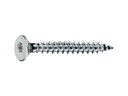 Krafter Spanplattenschrauben Senkkopf 3 x 12 mm Stahl, 16 Stück