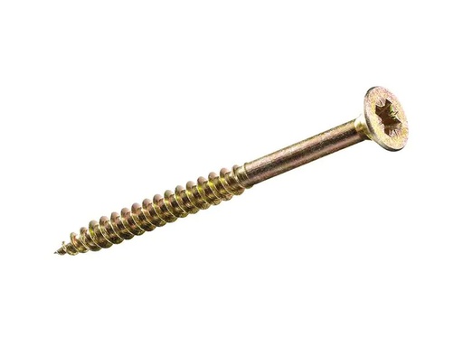 [90210188 1287859] Krafter Spanplattenschrauben Senkkopf 5 x 120 mm Stahl, 4 Stück