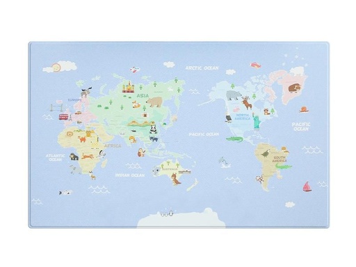 [90210236 1283347] Dwinguler Spielmatte Animal World 230 x 140 cm