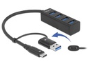 Delock USB-Hub 3.0 Typ-C