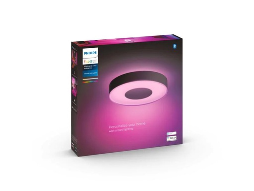 [90210240 1238475] Philips Hue White &amp; Col. Amb. Infuse Deckenleuchte M schwarz