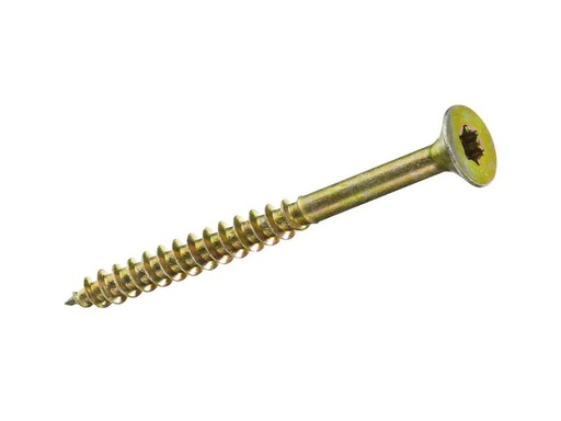 [90210353 1287993] Krafter Spanplattenschrauben Senkkopf 6 x 140 mm Stahl, 4 Stück