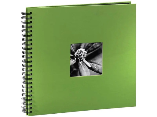 [90033259 1163427] Hama Fotoalbum Fine Art 36 x 32 cm Grün, 50 schwarze Seiten