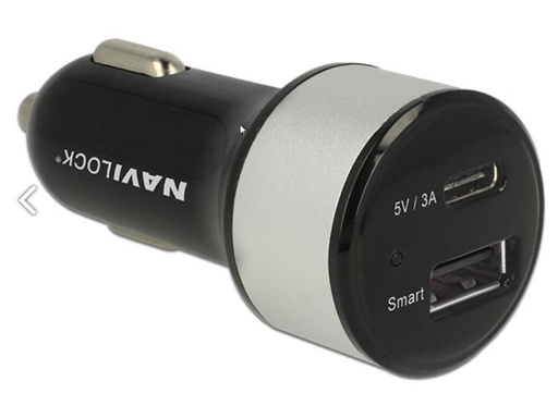 [90033300 550670] Navilock Autoladegerät 62782 3.0 A / 2.4 A