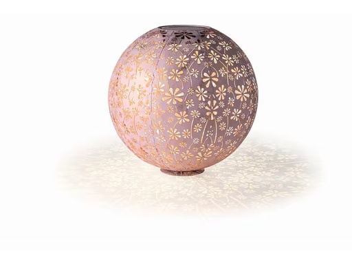 [90210683 1304523] STT Laterne Solar Antic Ball Daisy, Ø 40 cm, Altrosa