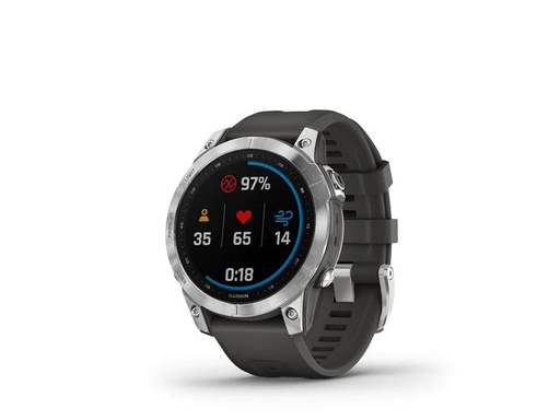 [90210688 1308217] GARMIN Sportuhr Fenix 7 Anthrazit/Silber
