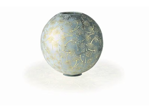 [90210699 1304501] STT Laterne Solar Antic Ball Dandelion, Ø 40 cm, Hellblau