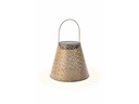 STT Laterne Solar Antic Platin, Ø 26 x 21 cm, Platin