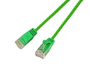 SLIM Slimpatchkabel RJ-45 - RJ-45, Cat 6, UTP, 5 m, Grün