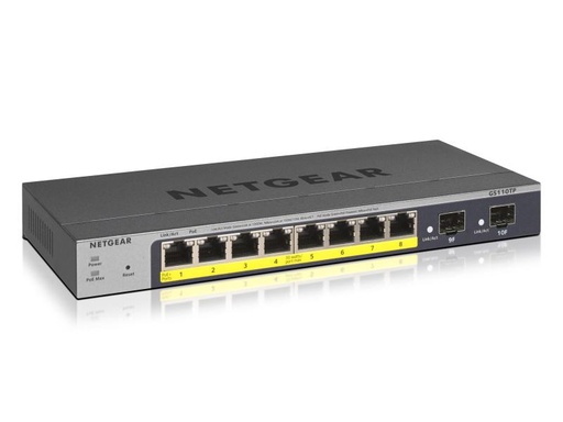 [90033335 991627] Netgear PoE+ Switch GS110TPv3 8 Port