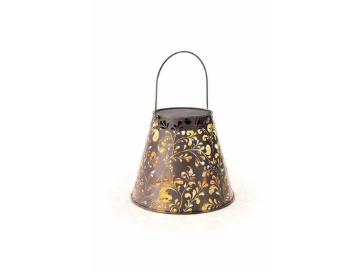 [90210868 1304503] STT Laterne Solar Antic Romantic, Ø 26 x 21 cm, Violett
