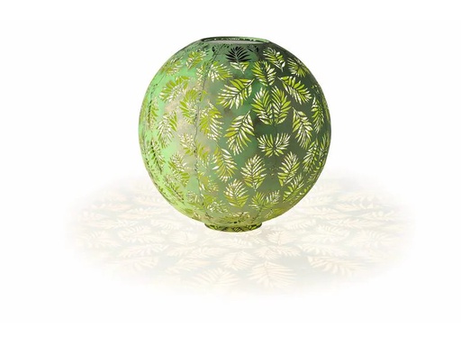 [90210869 1304513] STT Laterne Solar Antic Ball Bamboo, Ø 40 cm, Grün