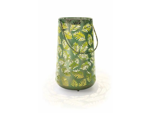 [90210891 1304511] STT Laterne Solar Antic Bamboo, Ø 28 x 46 cm, Grün