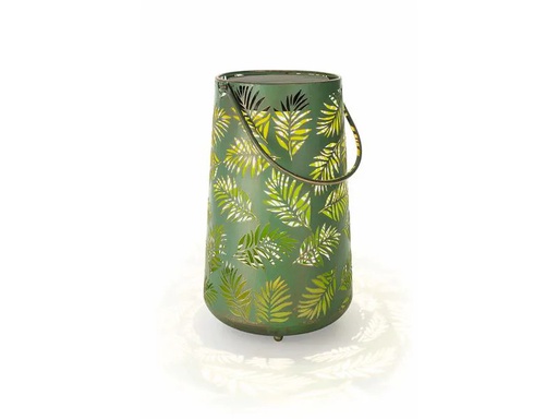 [90210900 1304510] STT Laterne Solar Antic Bamboo, Ø 20 x 32.5 cm, Grün