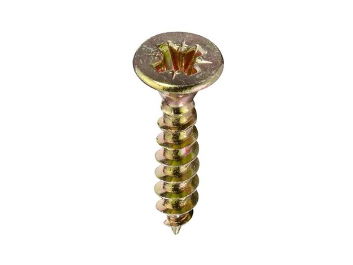 [90210981 1287877] Krafter Spanplattenschrauben Senkkopf 3 x 16 mm Stahl, 30 Stück