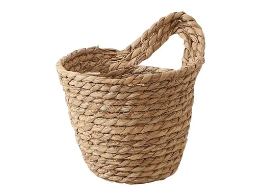 [90211012 1312330] Esmée Aufbewahrungskorb zum Hängen Ø 17 cm, Braun