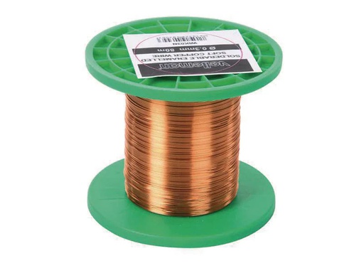 [90003314 125346] Velleman Wickeldraht WIK03N, Ø0.3mm, 80m, 50g 1 Stück