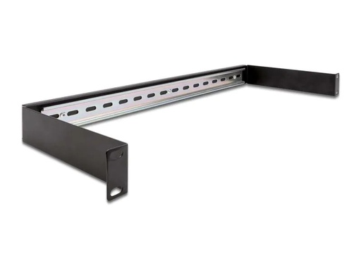 [90211110 1306849] Delock Hutschienenpanel 1HE 19, Schwarz