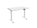 Contini Tisch RAL 9016 1.8 x 0.8 m Weiss mit Grauer Tischplatte