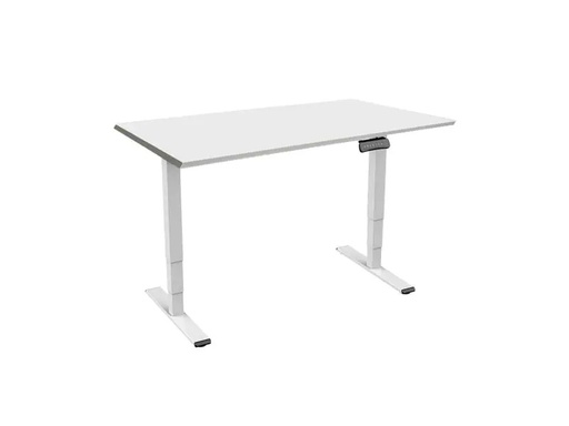 [90211141 1311474] Contini Tisch RAL 9016 1.8 x 0.8 m Weiss mit Grauer Tischplatte