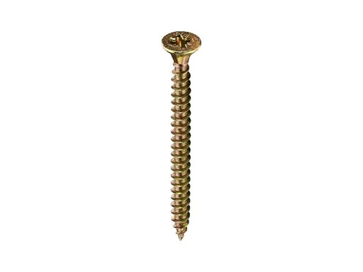 [90211169 1287895] Krafter Spanplattenschrauben Senkkopf 4 x 50 mm Stahl, 14 Stück