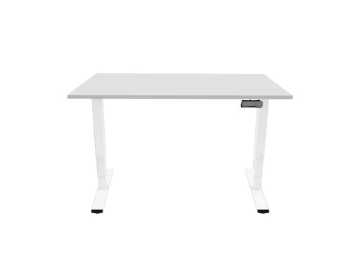 [90211272 1311473] Contini Tisch RAL 9016 1.6 x 0.8 m Weiss mit Grauer Tischplatte